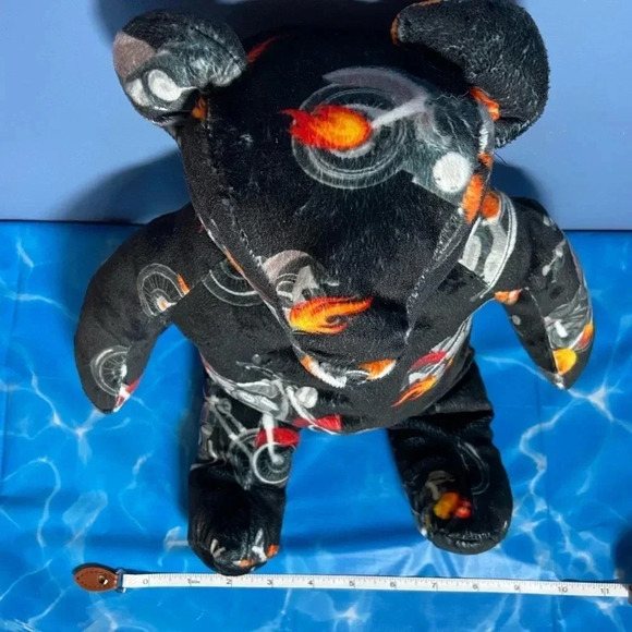 🐣4 for $20🥚 Custom/Homemade Unofficial Harley Davidson/Biker Teddy Bear - Picture 2 of 11